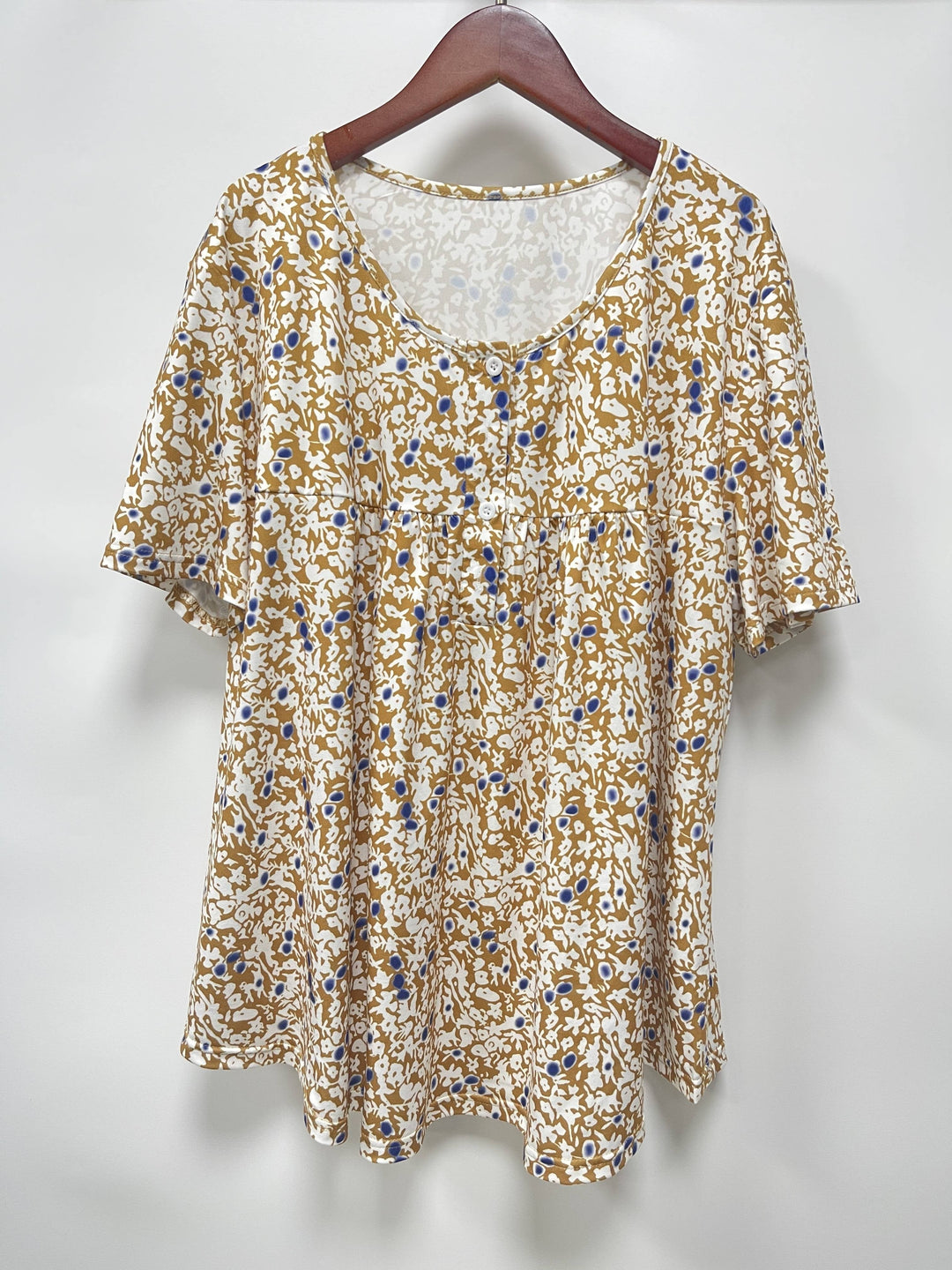 Rosalie | Relaxed Floral V-Neck Blouse