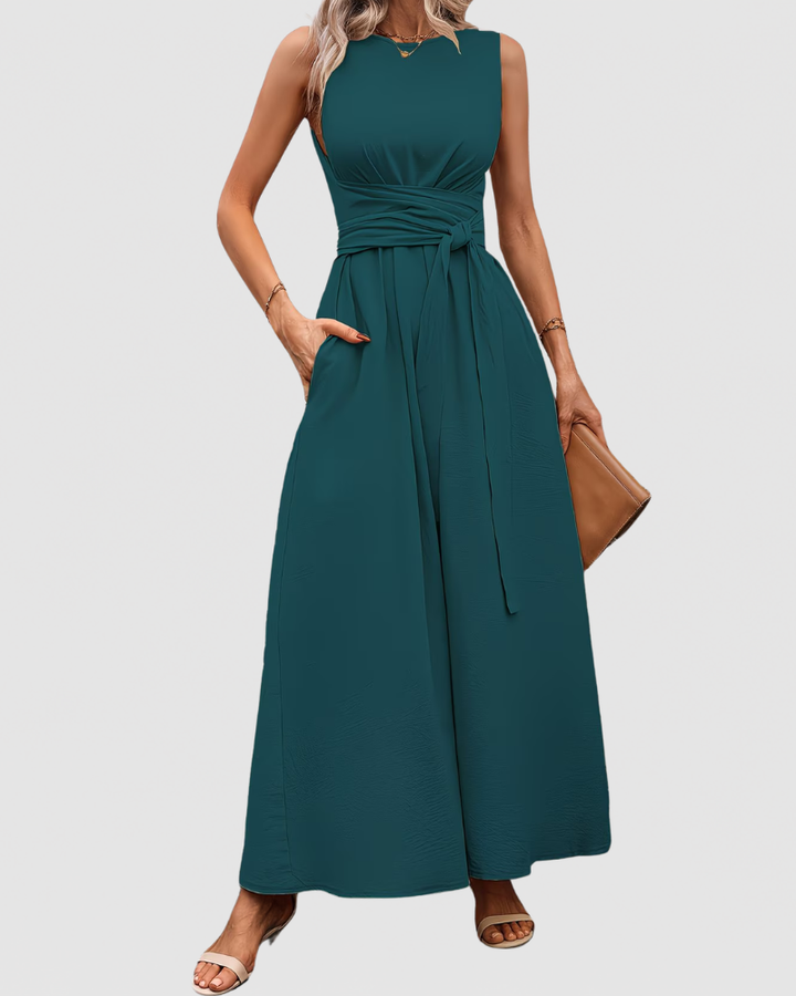 Clara | Elegant Sleeveless Maxi Dress