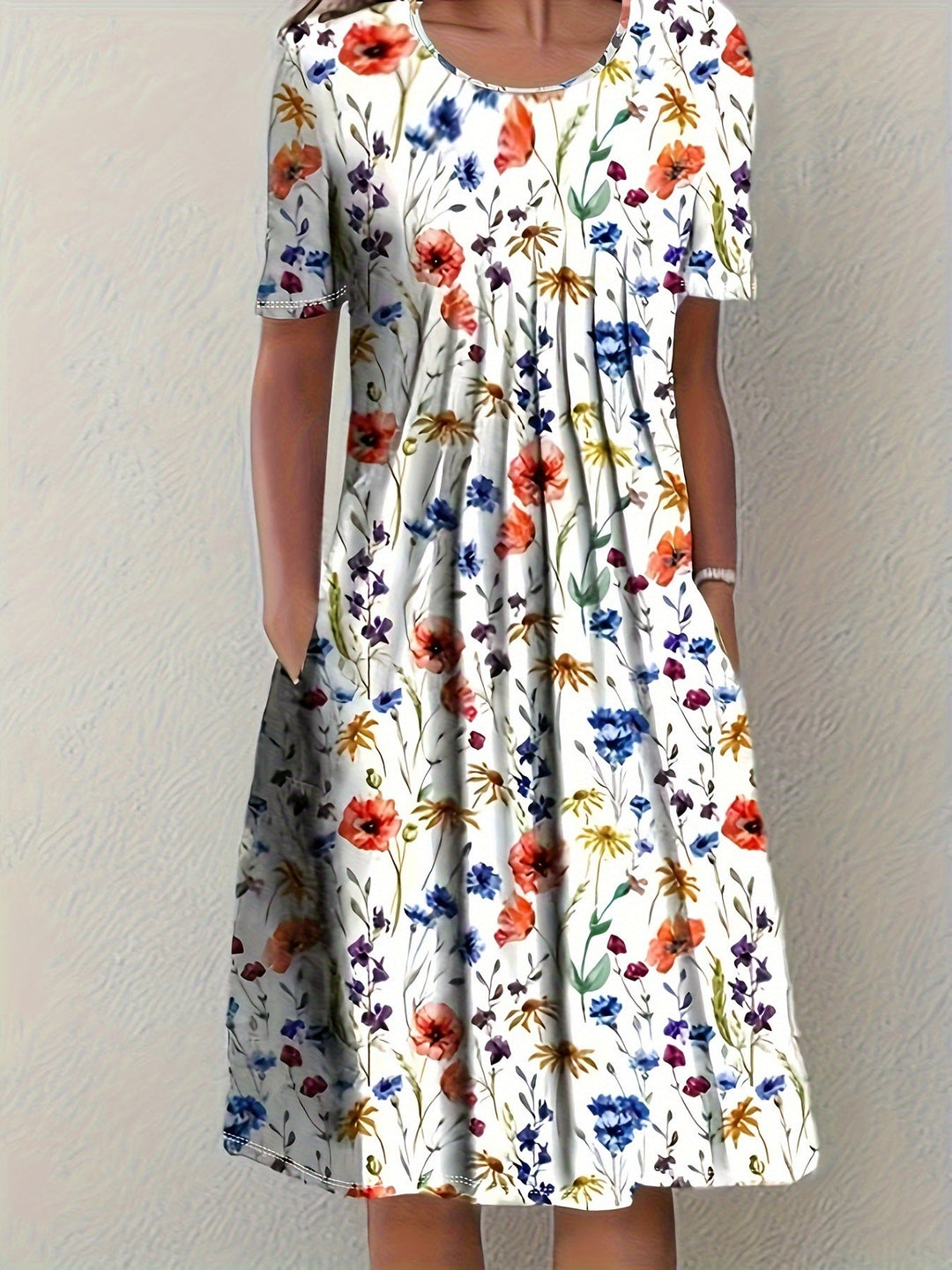 Charlotte | Elegant Short Sleeve Dress