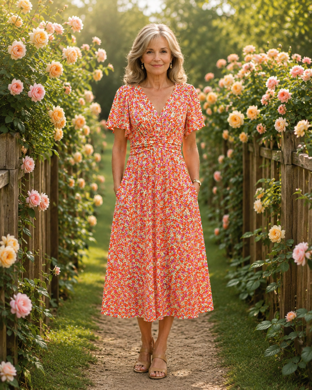 Bethany | Elegant Flowing Everyday Dress