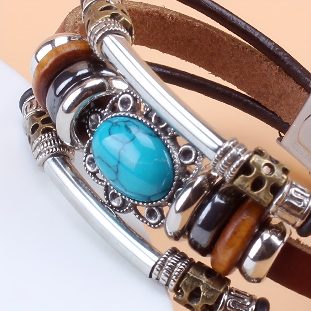 Vintage Turquoise Buckle Bracelet