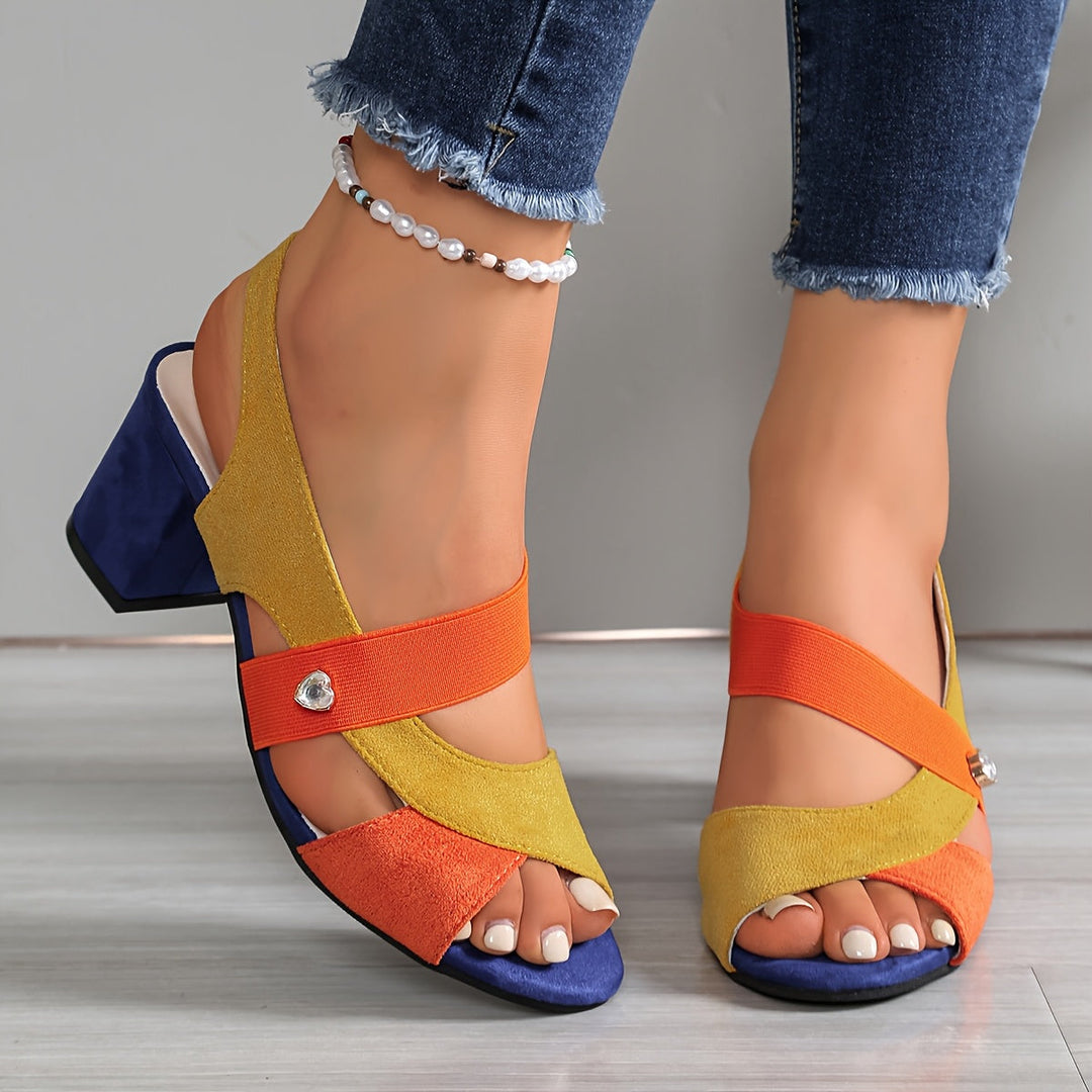 Linda | Comfort Block Heels