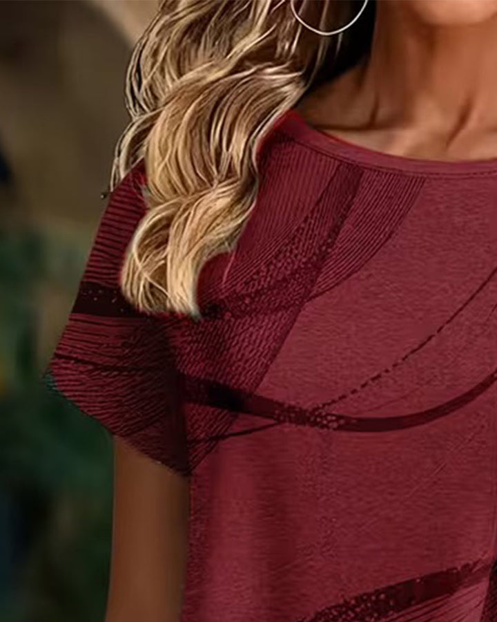 Zandy | Elegant Short Sleeve Top