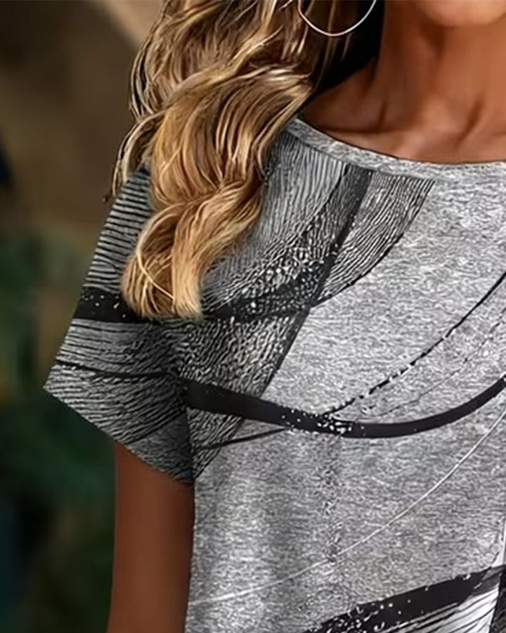 Zandy | Elegant Short Sleeve Top