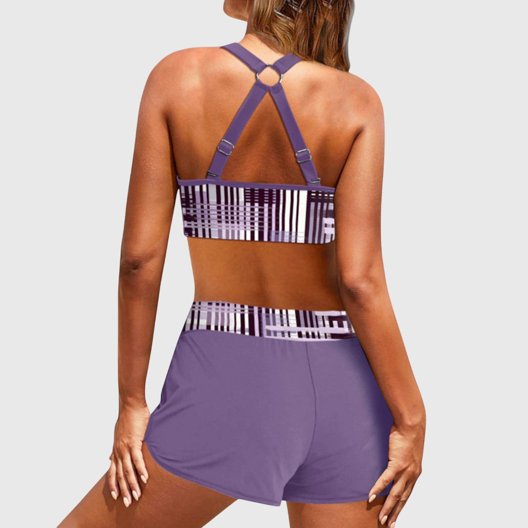 Harper | High-Waisted Ribbed Bikini Set