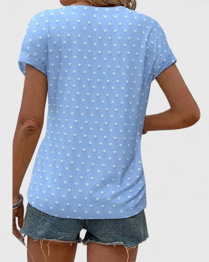 June | Comfortable V-Neck Shirt