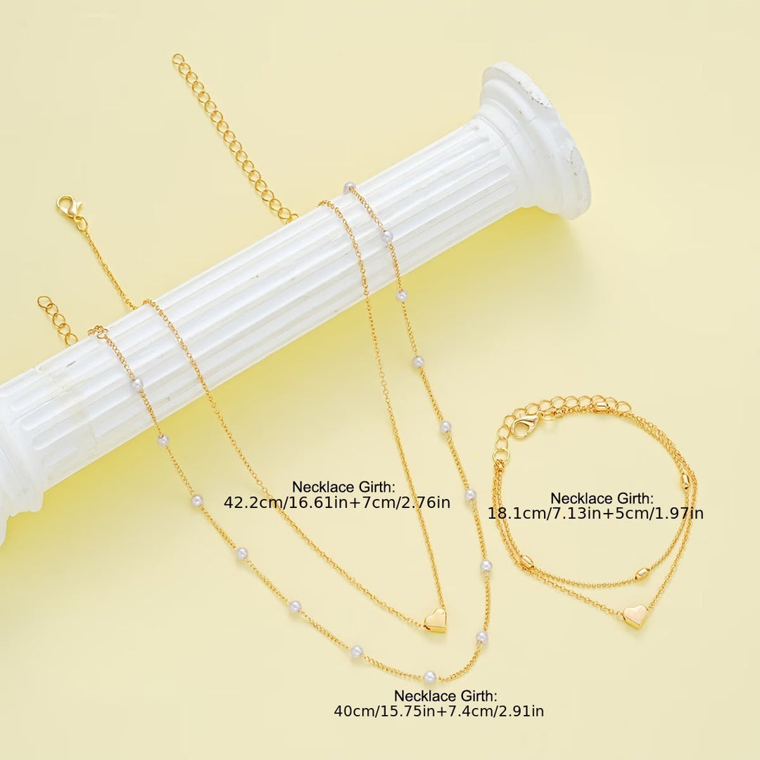 Loving Hearts Necklace Set
