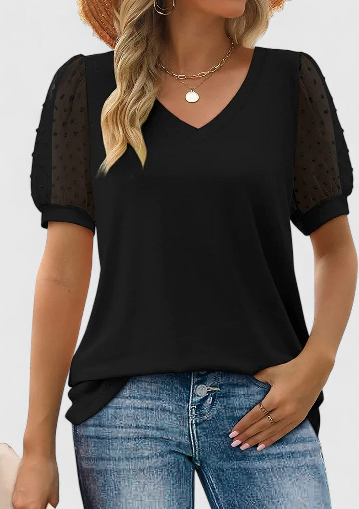 June | Comfortable V-Neck Top