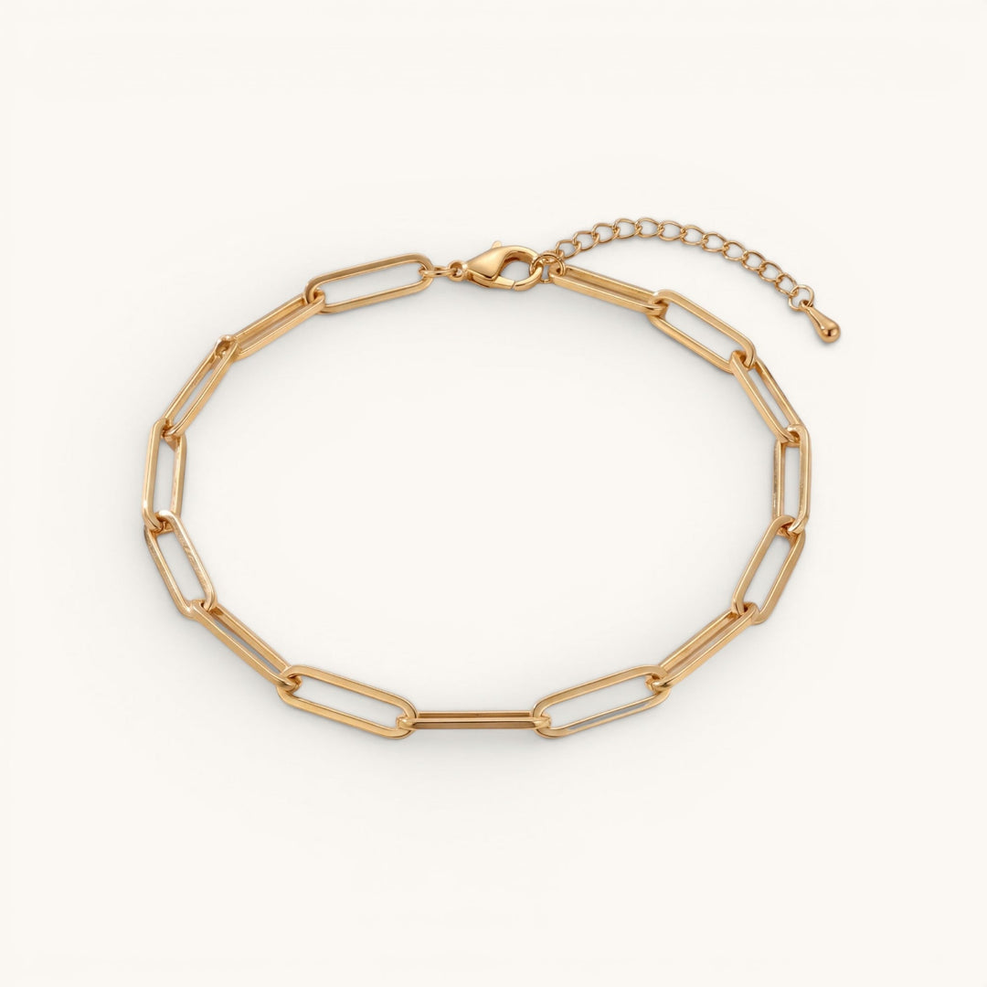 Bar Anklet Gold