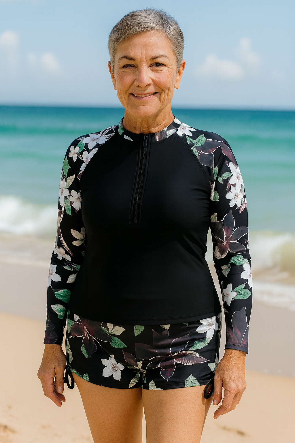 SereniSea Swimwear | Sun-Safe Elegance