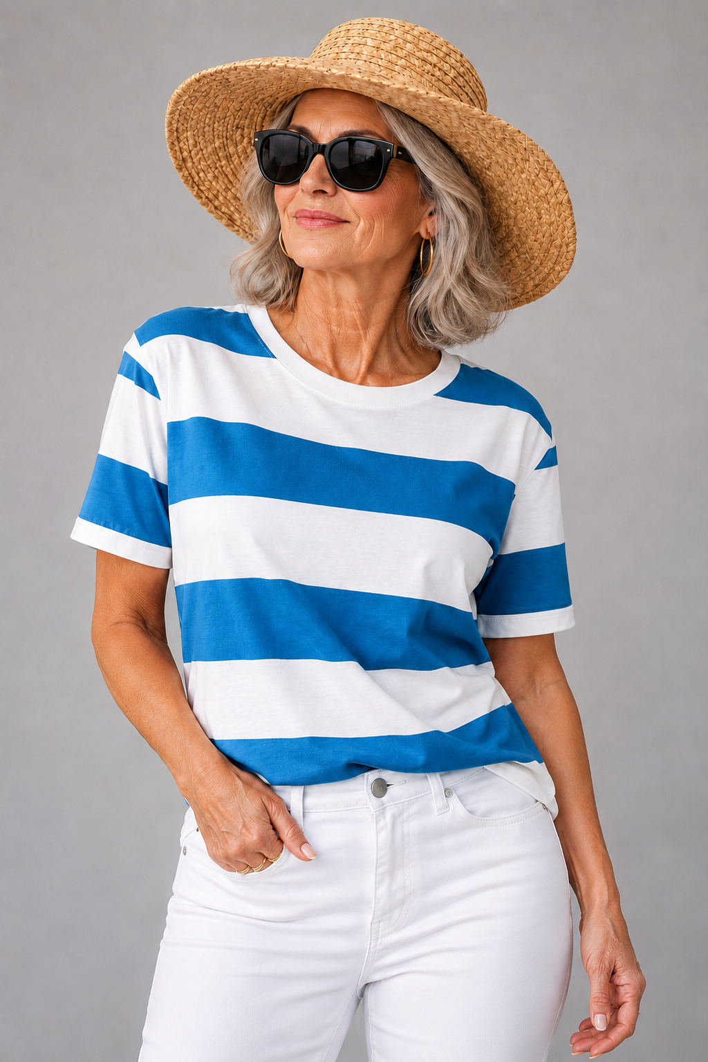 Michaela | Relaxed Flattering Striped Tee