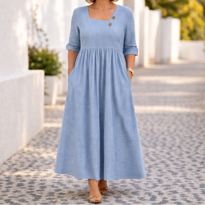 Cleomarie | Elegant Midi Dress