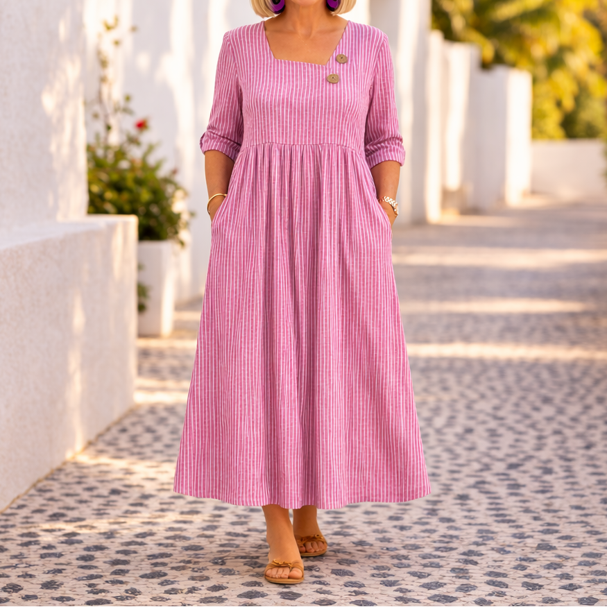 Cleomarie | Elegant Midi Dress