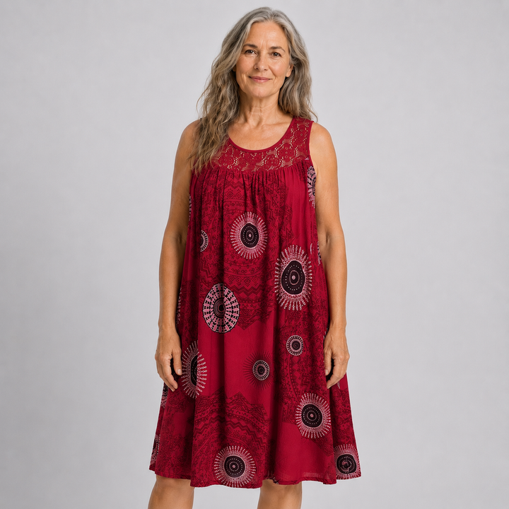 Elara | Relaxed Printed Summer Dress