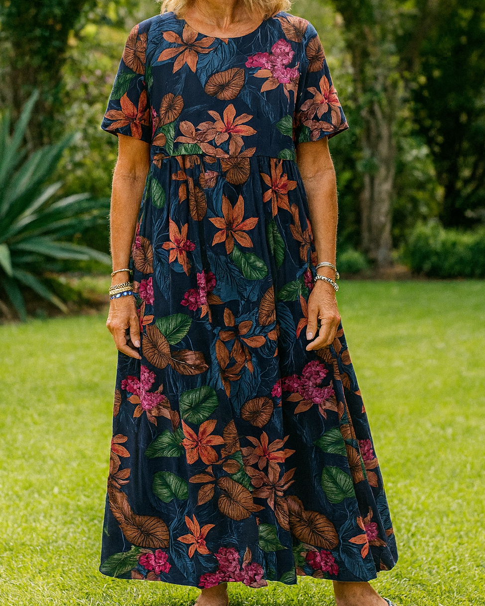Jennifer | Comfortable Floral Maxi Dress