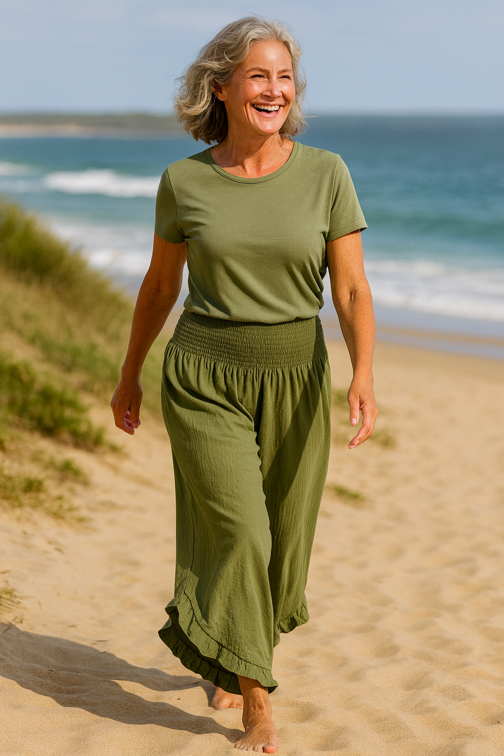 Tavina | Relaxed Fit Wide-Leg Trousers