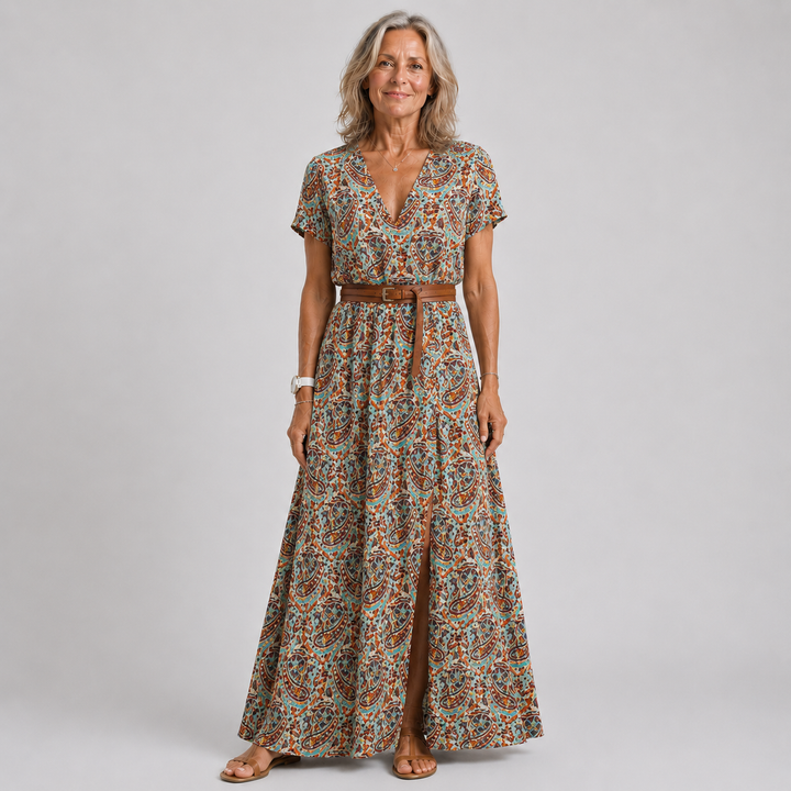 Charissa | Elegant Floral Maxi Dress
