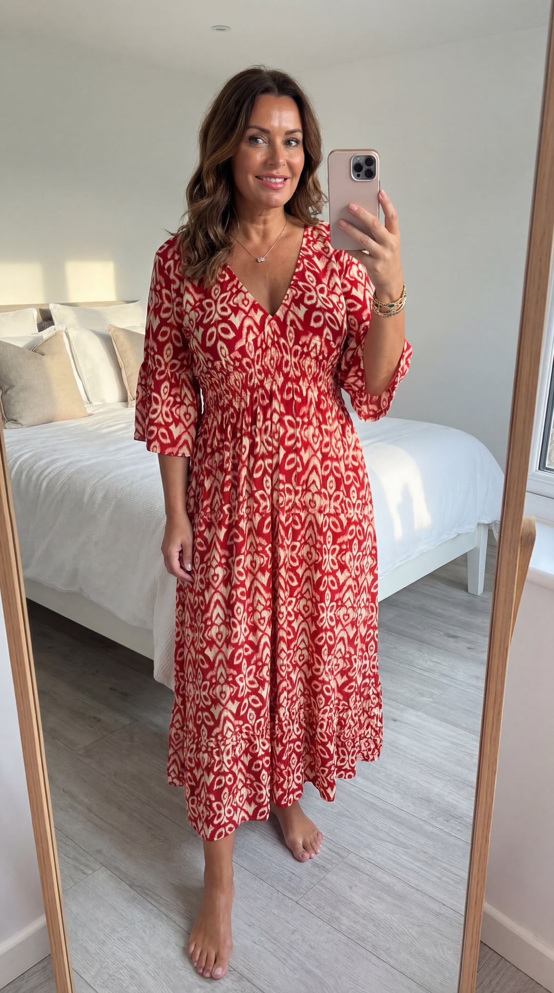 Selene | Bohemian Midi Dress