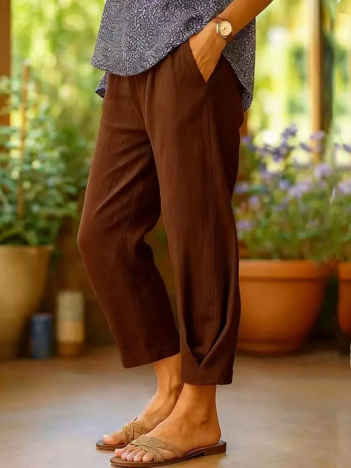Frances | Comfortable Everyday Cropped Pants