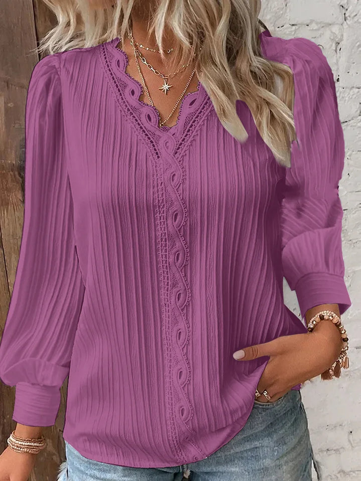 Livia | Lace Detail Summer Blouse