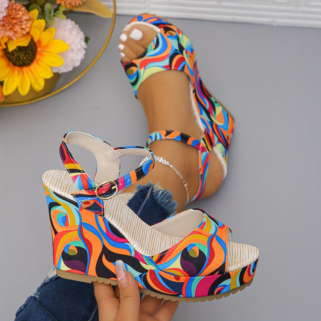 Brooklyn | Platform Wedge Sandals