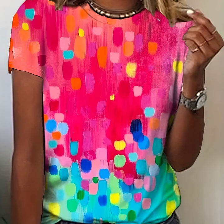 Chloe | Colour Splash Top – Easy Everyday Fit