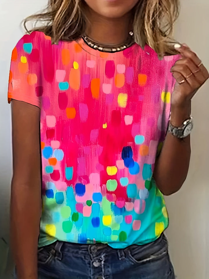 Chloe | Colour Splash Top – Easy Everyday Fit