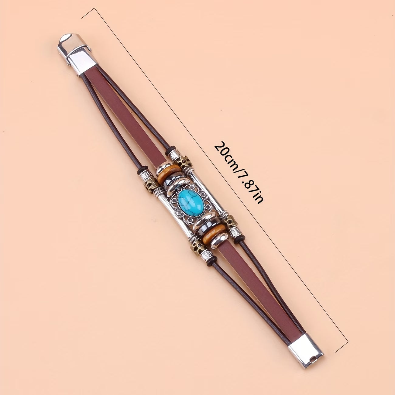 Vintage Turquoise Buckle Bracelet