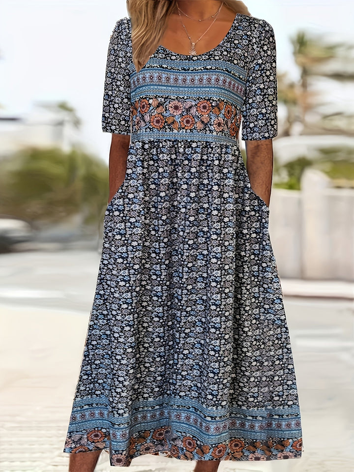 Evelyn | Elegant Bohemian Maxi Dress