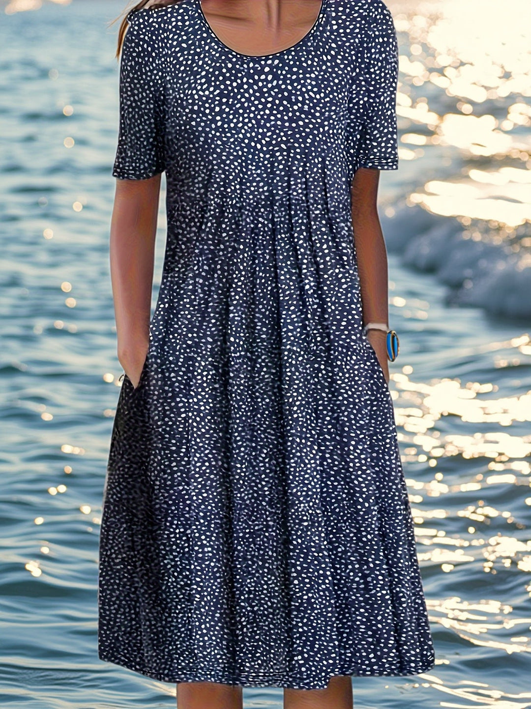 Charlotte | Elegant Short Sleeve Dress