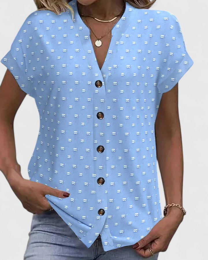 June | Comfortable V-Neck Shirt