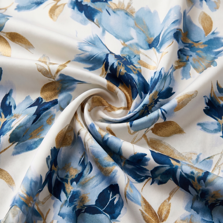 Carolyn | Elegant Flowing Floral Midi Dress