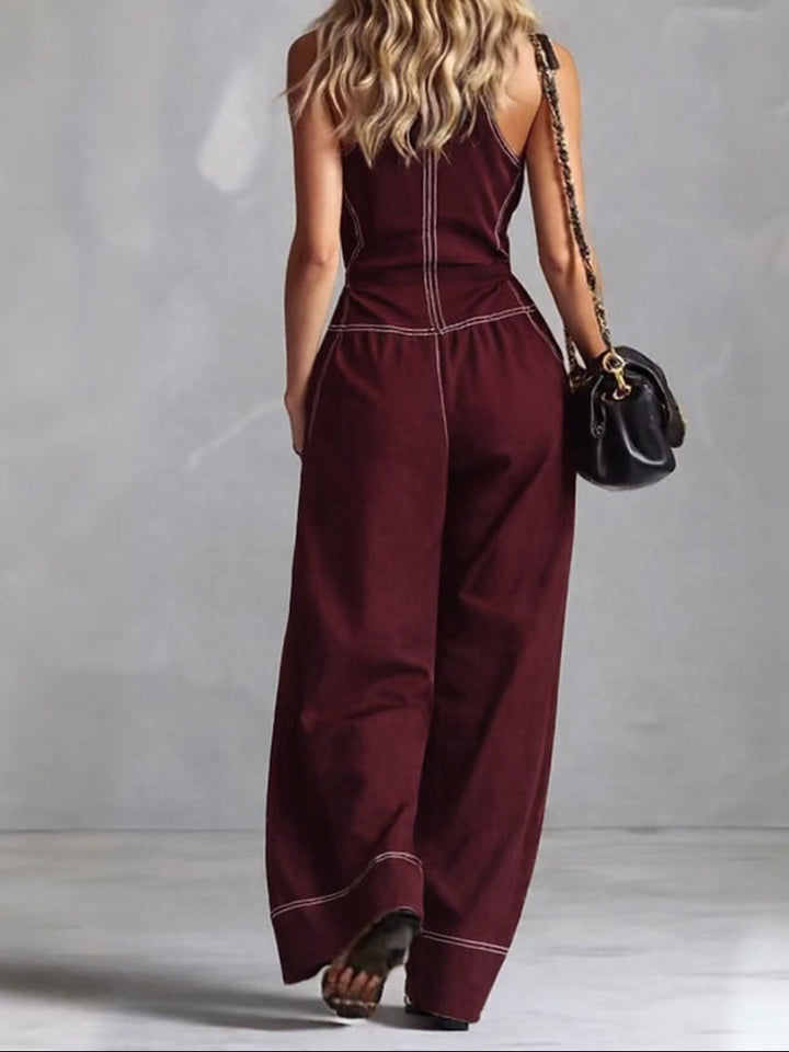 Melissa | Elegant Sleeveless Jumpsuit