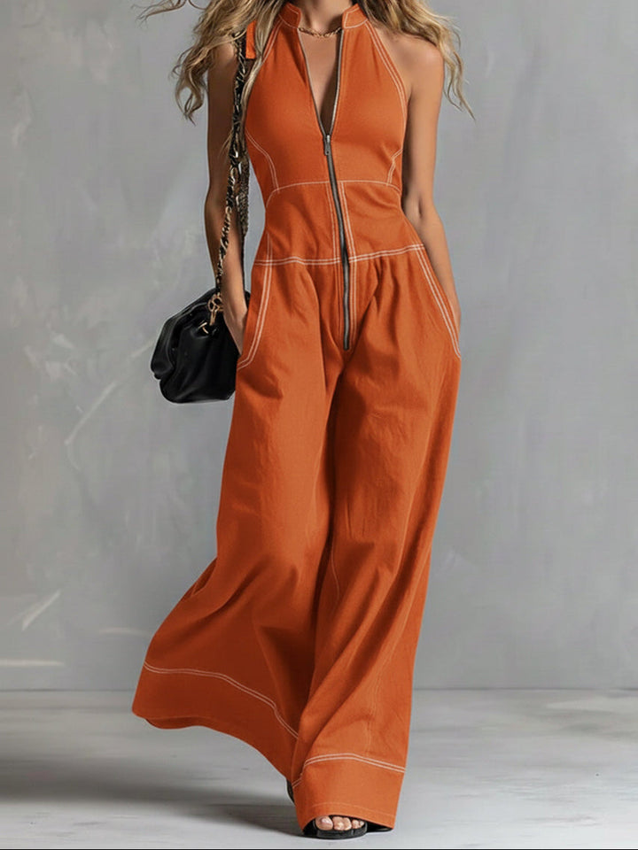 Melissa | Elegant Sleeveless Jumpsuit