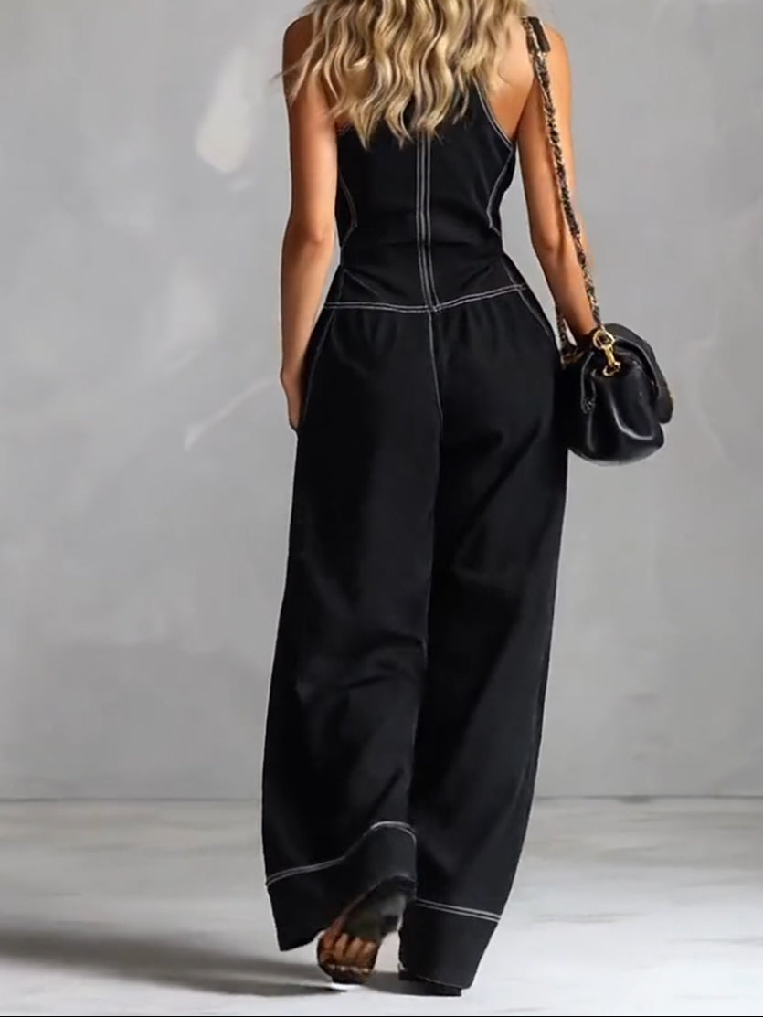 Melissa | Elegant Sleeveless Jumpsuit