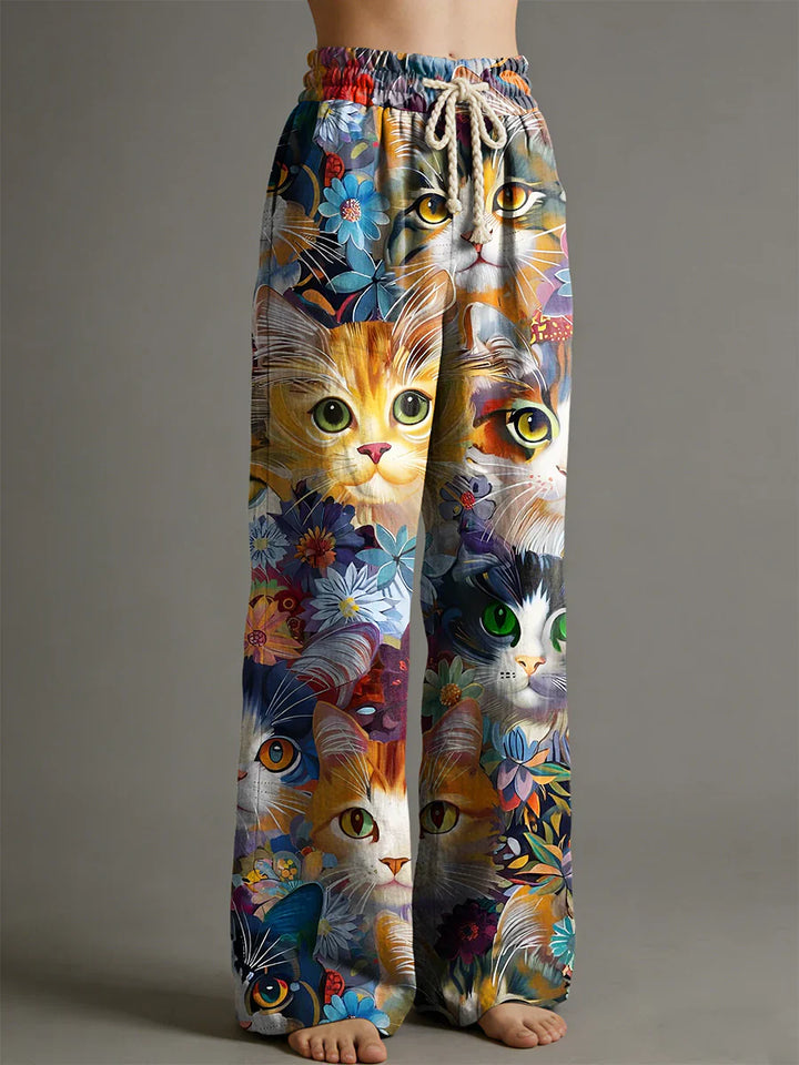 Zara | Animal Print Trousers