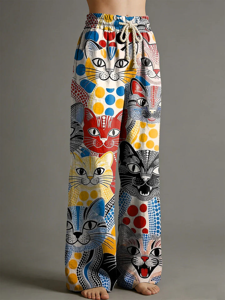 Zara | Animal Print Trousers