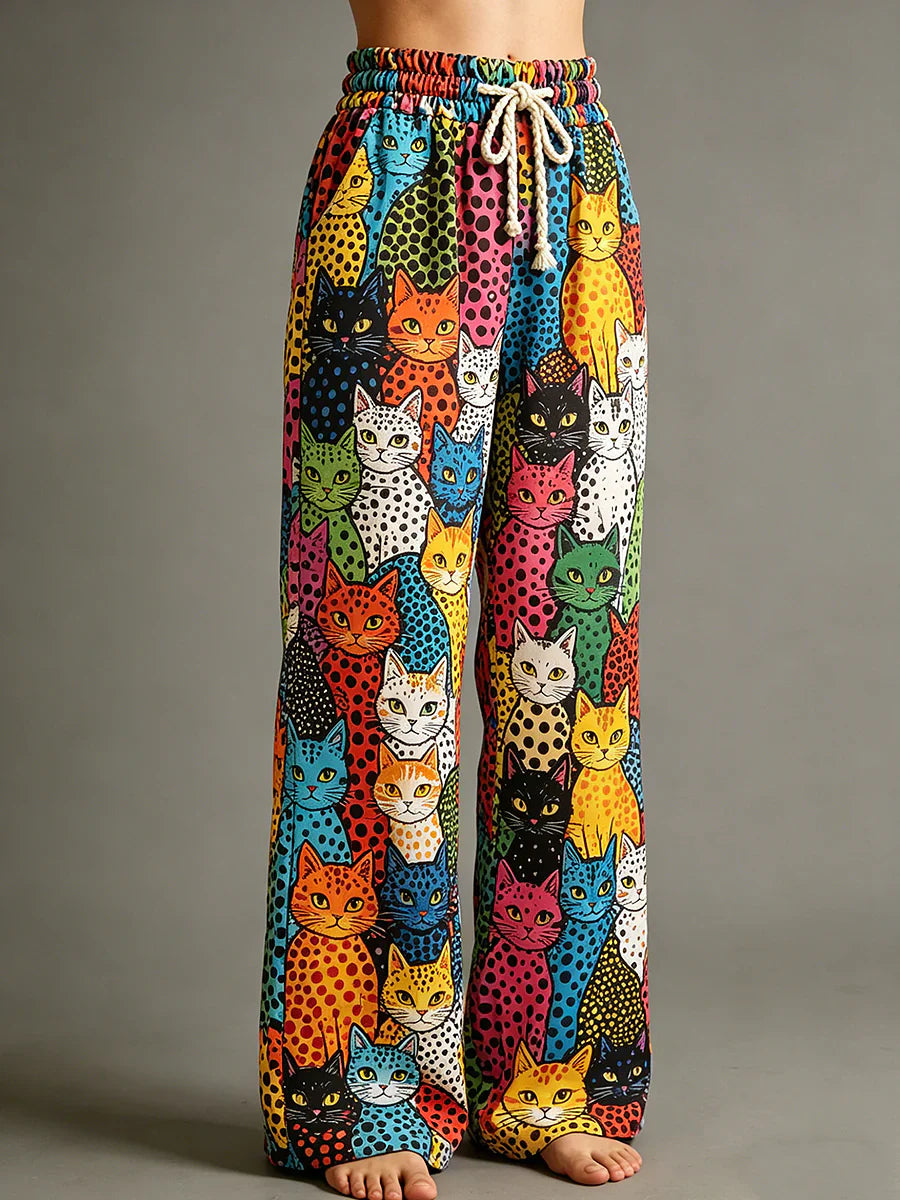 Zara | Animal Print Trousers